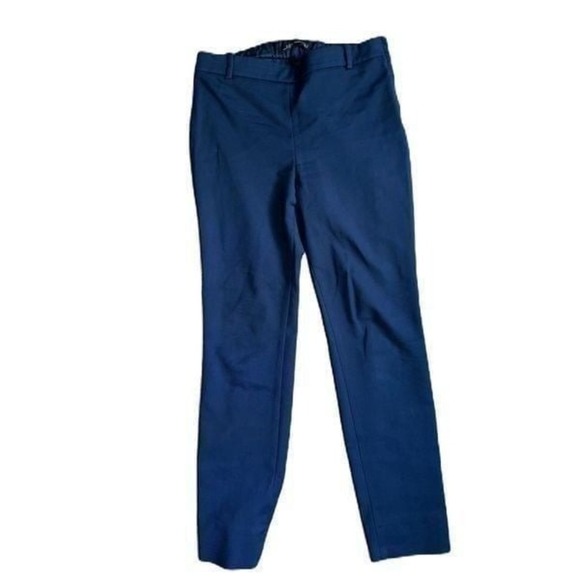 Zara Blue Pleated Dress Pants Size S Boho Bohemian Office Siren Secretary - Picture 1 of 6